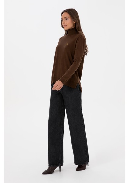 Kadın Kahverengi Kazak /triko 50313621-VR029 fırsatları