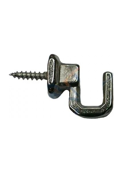 Eco Lounge Vidalı Kanca, Askı Küçük - 15X18MM, Nikel - 100 Adet