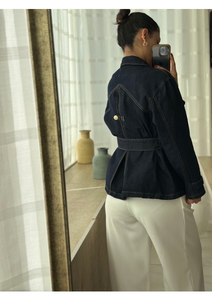 Kadın Tasarım Kot Ceket modelleri