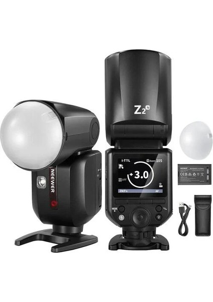 Z2-N Yuvarlak Başlıklı Bataryalı Tepe Flaşı [nikon]