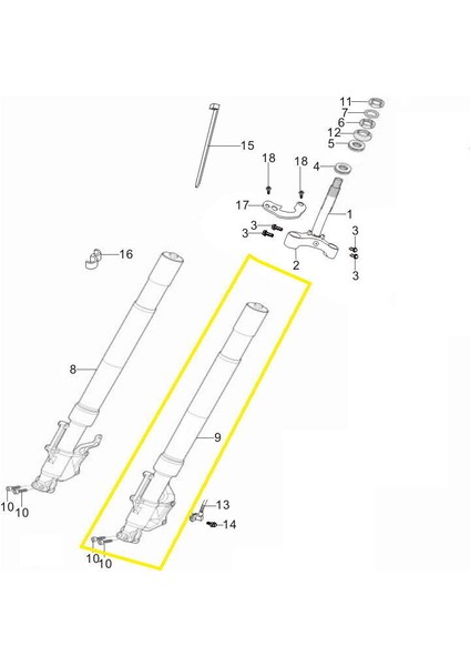GV650 Ön Amortisör Sol fiyatları