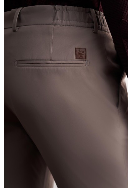 Vizon Yan Cep Düz Paça Slim Fit Chino Casual Pantolon 1003255158 fırsatları