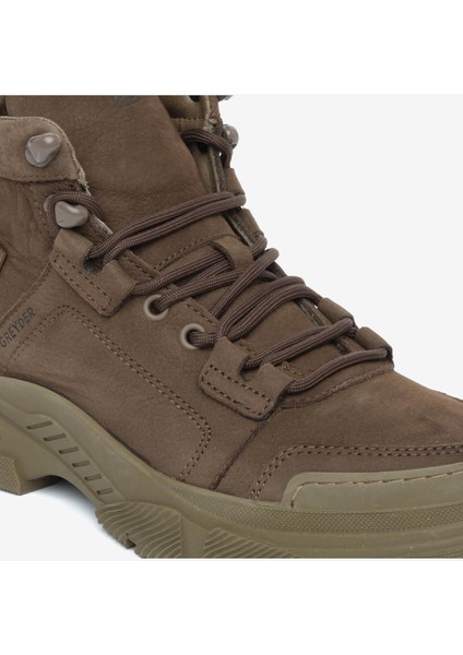 Erkek Duman Hakiki Deri Casual Bot 4K1UB14992L