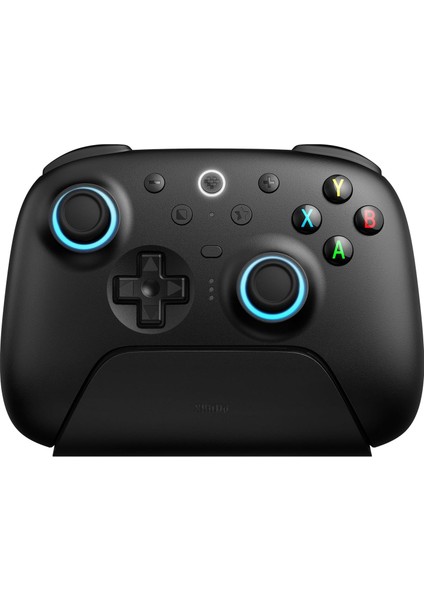 8bitdo 2 Kablosuz Oyun Kumandası, Windows ve Için, Tmr Joystick'li Oyun Kumandası, Değiştirilebilir Salon Efekti, Dokunmatik Tetikleyici, Hareket Kontrolü, Rgb Fire Ring, 8 Speed