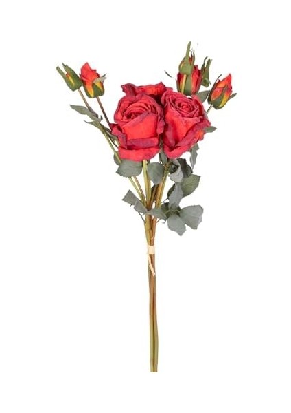 Yapay Gül Demeti 3 Dallı Kırmızı 60 Cm. modelleri
