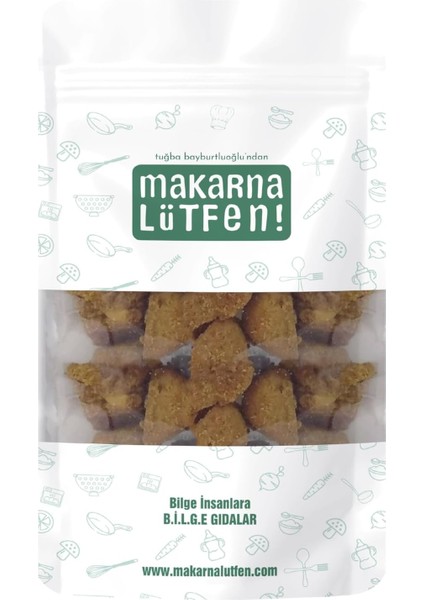 Makarna Lütfen! Elmalı, Üzümlü ve Cevizli Şeker Ilavesiz Kurabiye 105 gr