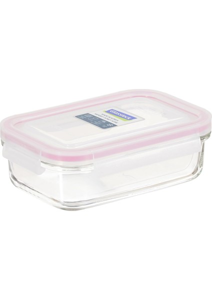 Dikdörtgen Cam Saklama Kabı, 400 ml