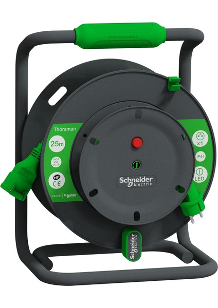 Electric SC5IMT33154 Uzatma Kablosu 25 M HO5VVF 3g1,5 IP44, Yeşil