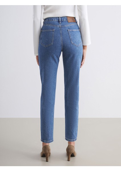 Yeni Sezon Slim Mom Kadın Jean Pantolon indirimleri