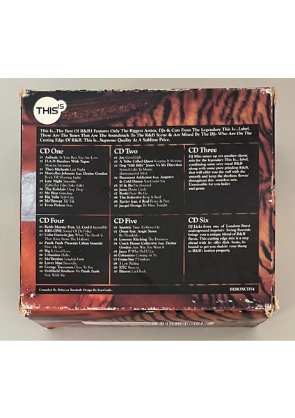The Best Of R&b 3 Box 6 Cd'lik Set (Orijnal 2003 Dönem Baskı 6 Cd) fiyatları