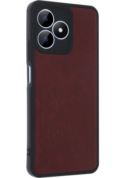 Realme Note 50 4g Kılıf Aras Deri Kapak - Bordo fiyatları