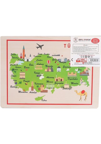 131-132 Ony Ahşap Tutmalı Puzzle Büyükten Küçüğe -Onyıl fiyatları