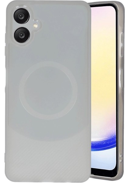 Samsung A06 Kılıf Maya Karbon Kapak - Gri