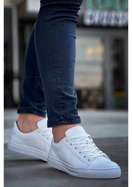 Yzlal KB-122 Kuback Beyaz Cilt Yüksek Taban Bağcıklı Günlük Erkek Ayakkabı (Numara: 42) fiyatları