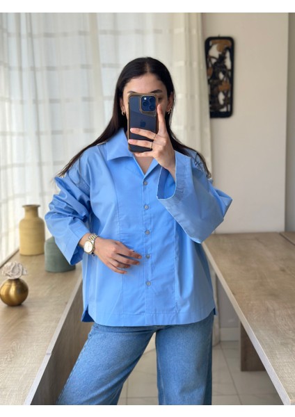 Mavi Poplin Gömlek fiyatları