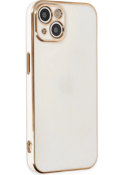 Iphone 14 Kılıf Volet Silikon - Beyaz