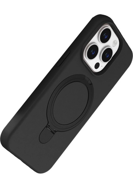 Apple Iphone 14 Pro Max Regal Magsafe Standlı Kapak - Siyah modelleri
