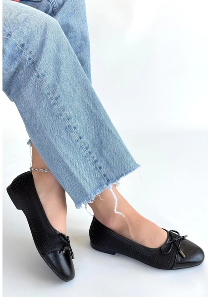 Sptrns Etya Siyah Cilt Babet Ayakkabı (Numara: 39) modelleri