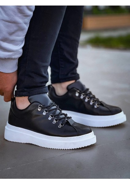 Yzlal Kb-X4 Kuback Siyah Cilt Yüksek Taban Bağcıklı Günlük Erkek Ayakkabı (Numara: 40) fiyatları