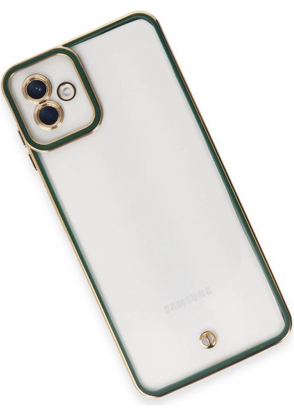 Samsung Galaxy A04 Kılıf Liva Lens Silikon - Yeşil modelleri