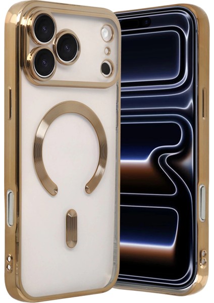 Apple Iphone 17 Pro Kross Magneticsafe Kapak - Gold