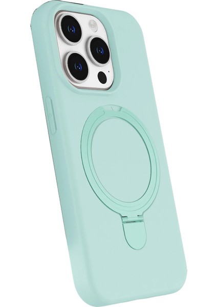 Apple Iphone 15 Pro Max Regal Magsafe Standlı Kapak - Su Yeşili fiyatları
