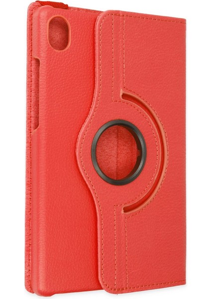Samsung Galaxy X510 Tab S9 Fe 11 Kılıf 360 Tablet Deri Kılıf - Kırmızı