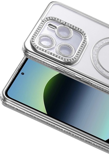 Xiaomi Redmi Note 14 4g Joke Simli Magneticsafe Kılıf - Gümüş fiyatları