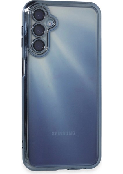 Samsung Galaxy A25 5g Kılıf Razer Lensli Silikon - Açık Mavi