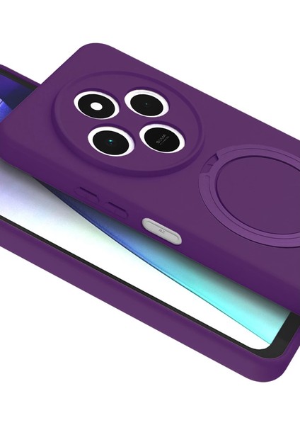 Xiaomi Redmi 14C Regal Magsafe Standlı Kapak - Derin Mor modelleri