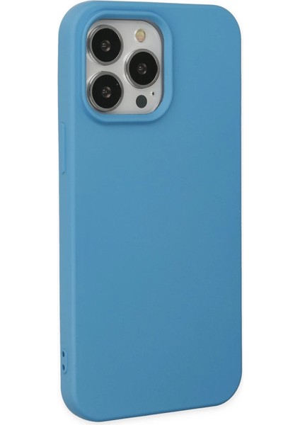 Iphone 14 Pro Max Kılıf Nano Içi Kadife Silikon - Mavi fiyatları