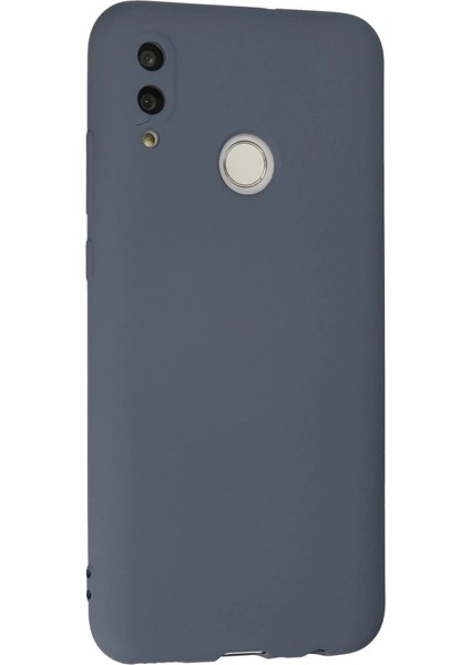 Huawei P Smart 2019 Kılıf Nano Içi Kadife Silikon - Gri modelleri