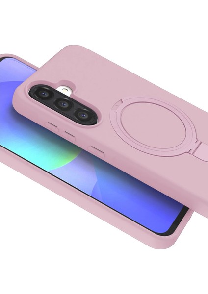 Samsung Galaxy A17 5g Regal Magsafe Standlı Kapak - Açık Pembe fiyatları