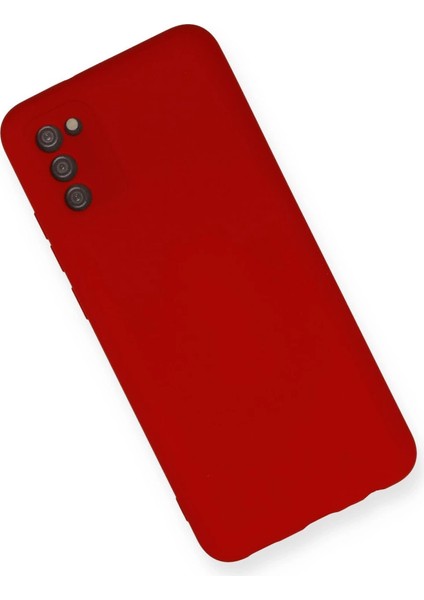 Samsung Galaxy A03S Kılıf Nano Içi Kadife Silikon - Kırmızı fiyatları