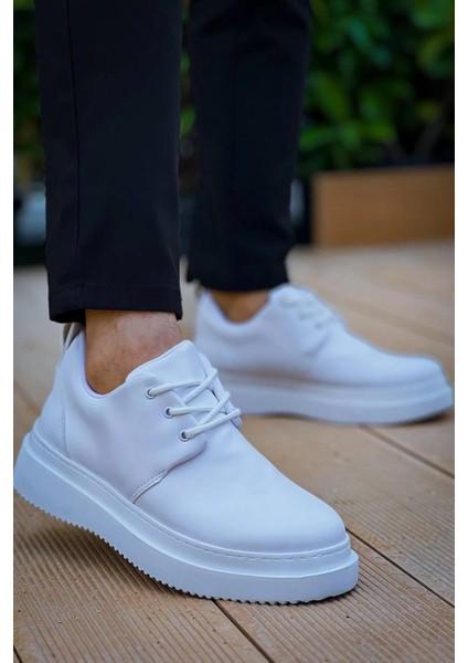 Yzlal Kb-X3 Kuback Beyaz Cilt Bağcıklı Günlük Erkek Ayakkabı (Numara: 42) fiyatları
