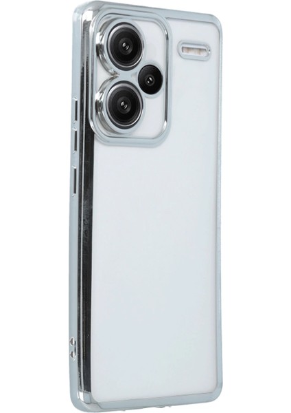 Xiaomi Redmi Note 13 Pro Plus Kılıf Razer Lensli Silikon - Gümüş fiyatları