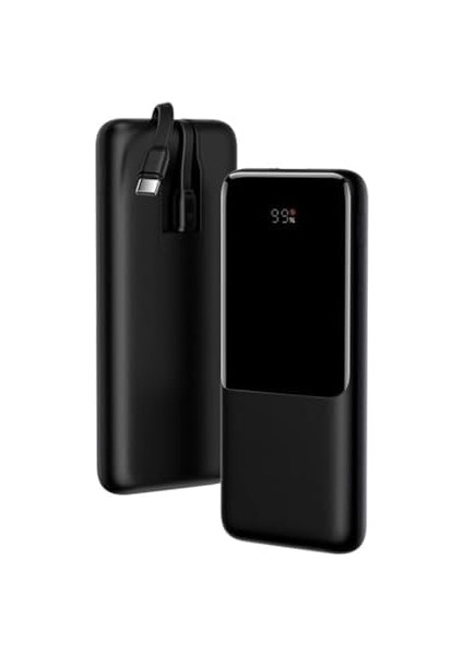 10000 Mah Dijital Göstergeli Powerbank 4 Girişli Type C Lightning Micro USB 1 To 7 Gerçek 10000 Taşınabilir Şarj modelleri