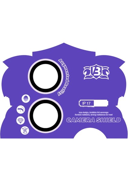 Apple Iphone 17 Bilvis Titan Kamera Lens - Lila fiyatları