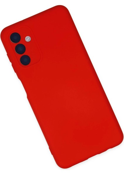 Samsung Galaxy A04S Kılıf Nano Içi Kadife Silikon - Kırmızı modelleri