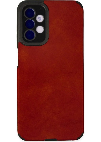 Samsung Galaxy A04S Kılıf Loop Deri Silikon - Kırmızı