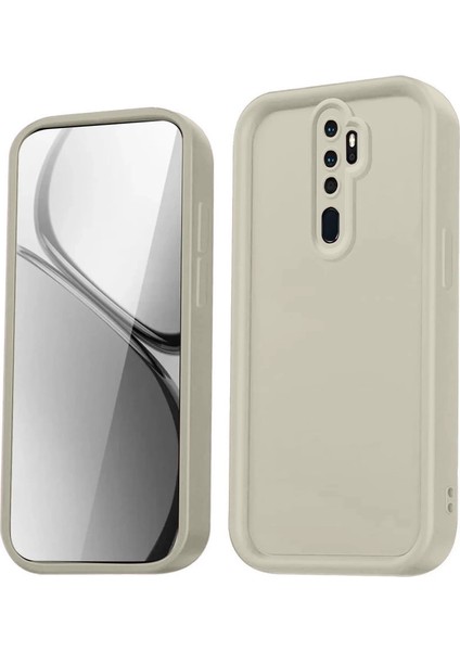 Xiaomi Redmi Note 8 Pro Kılıf Viera Silikon - Krem