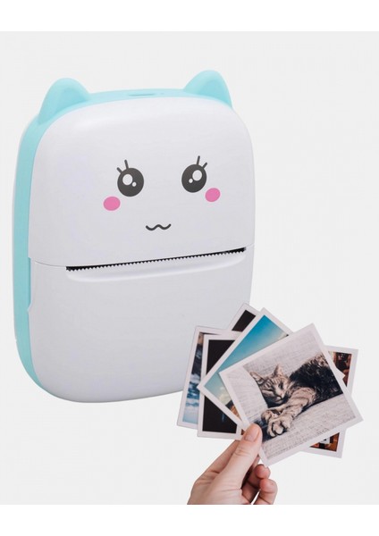 Mini Bluetooth Termal Yazıcı 1200MAH Şarjlı Taşınabilir indirimleri