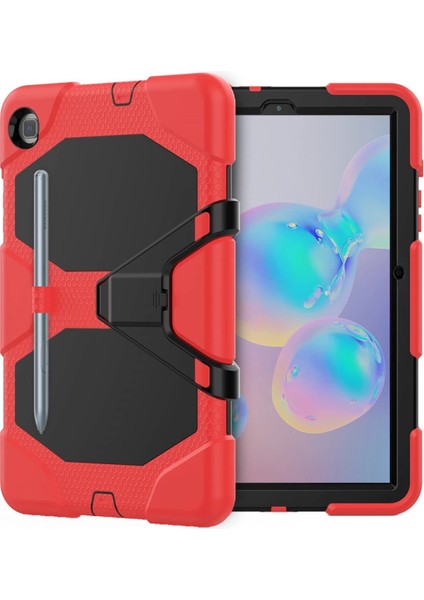 Samsung Galaxy T500 Tab A7 10.4 Kılıf Griffin Tablet Kapak - Kırmızı