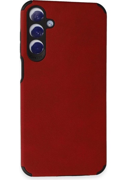 Samsung Galaxy A25 5g Kılıf Loop Deri Silikon - Kırmızı