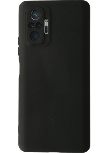 Xiaomi Redmi Note 10 Pro Kılıf Nano Içi Kadife Silikon - Siyah