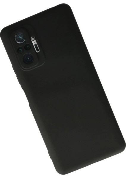 Xiaomi Redmi Note 10 Pro Kılıf Nano Içi Kadife Silikon - Siyah modelleri