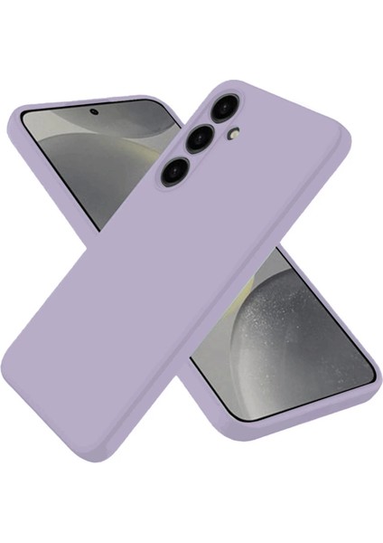 Samsung Galaxy S25 Kılıf Nano Içi Kadife Silikon - Lila
