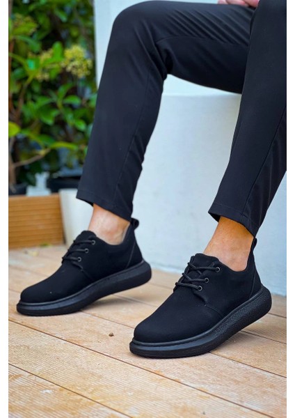 Yzlal KB-003 Kuback Siyah Süet Siyah Taban Bağcıklı Günlük Erkek Ayakkabı (Numara: 40) modelleri