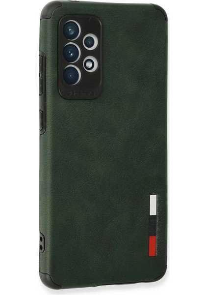 Samsung Galaxy A72 Kılıf Loop Deri Silikon - Yeşil modelleri
