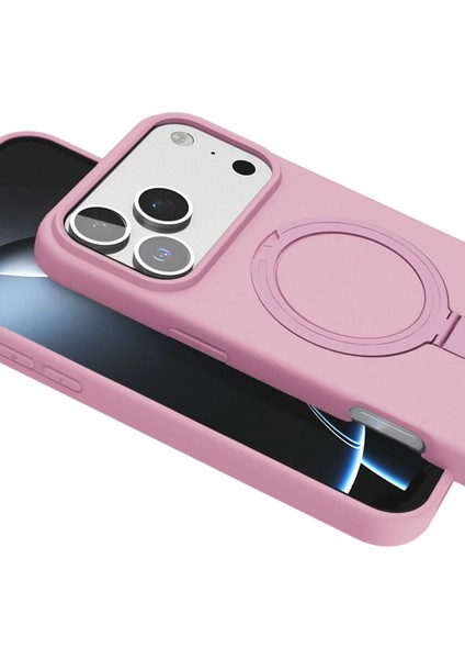 Apple Iphone 17 Pro Regal Magsafe Standlı Kapak - Açık Pembe indirimleri